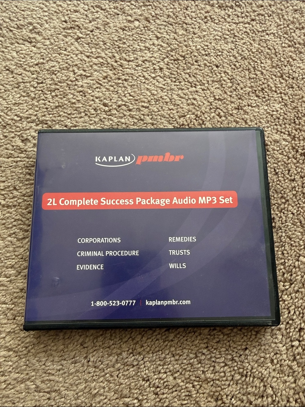 Kaplan Blue and Red 2L Audio MP3 Study Set